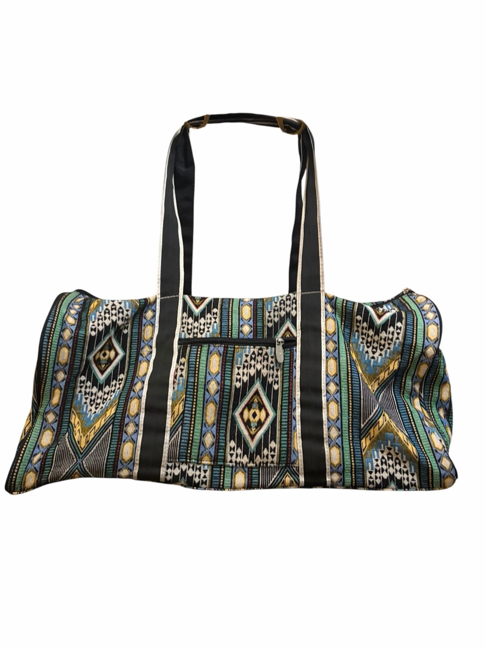 SAZY B Aztec Western Duffle Bag Gypsy Southwestern Tapesteu